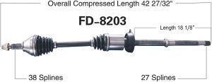Iveco Asshaft voor Ford Explorer 2011 2014 De perfecte combinatie van en betaalbaarheid